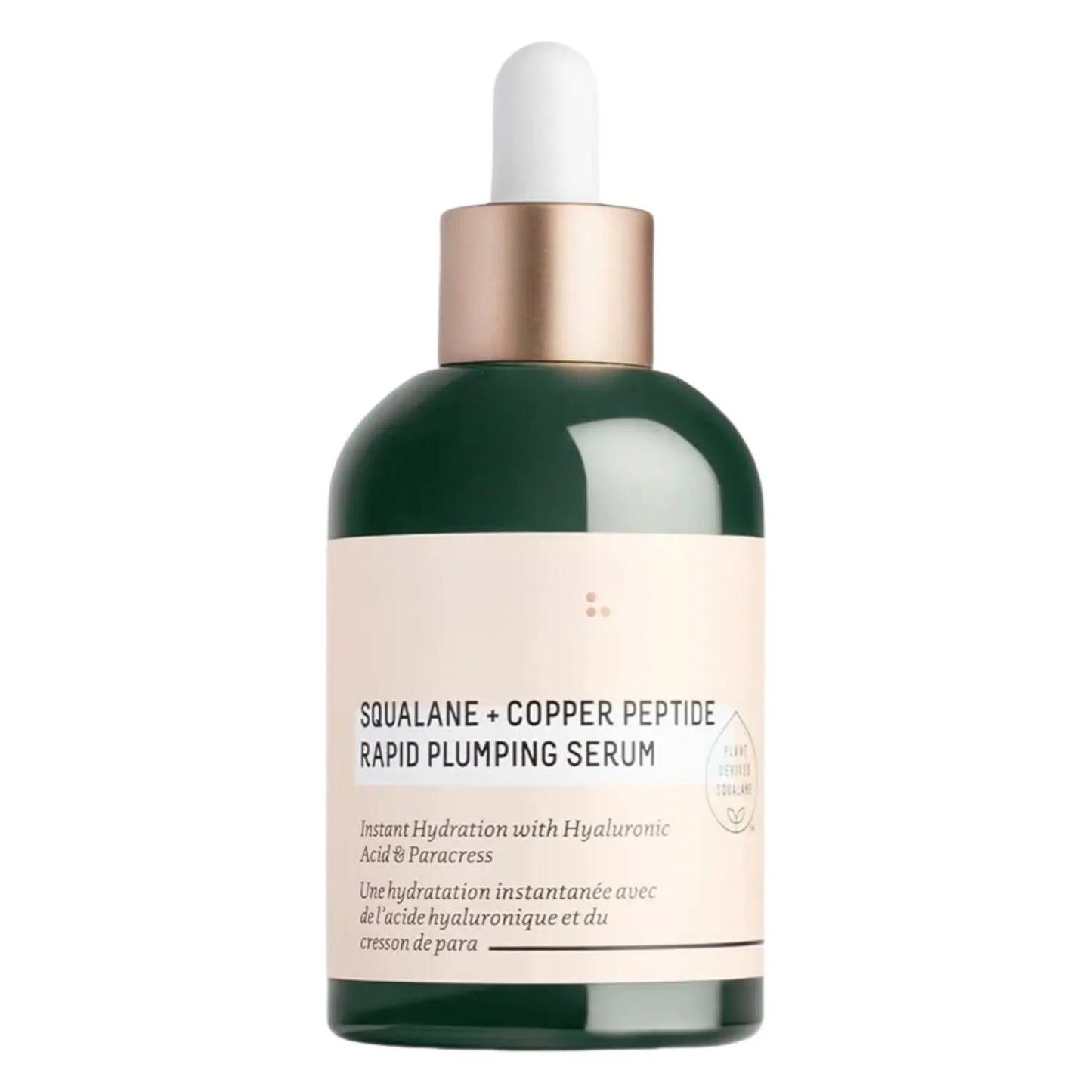 Sets of 3 Squalane and Copper Peptide Rapid Plumping Serum, 50ml, Hyaluronic Acid, Skin Revitalizing