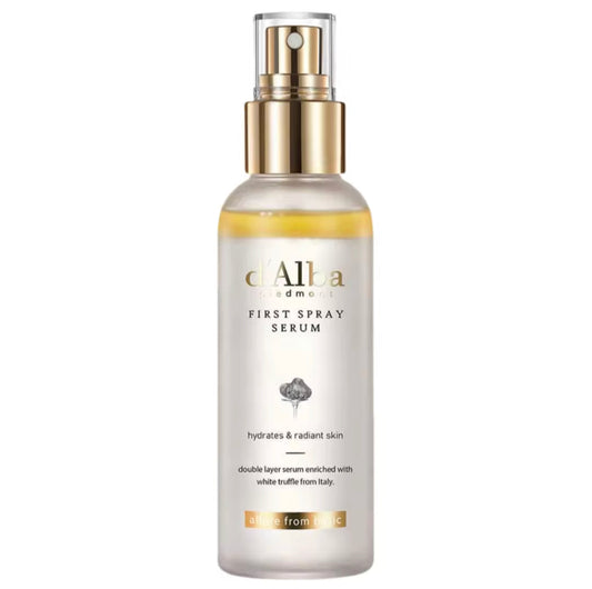 Sets of 3 D'Alba First Spray Serum, White Truffle Double Layer, Hydrating and Radiant Skin Face Mist