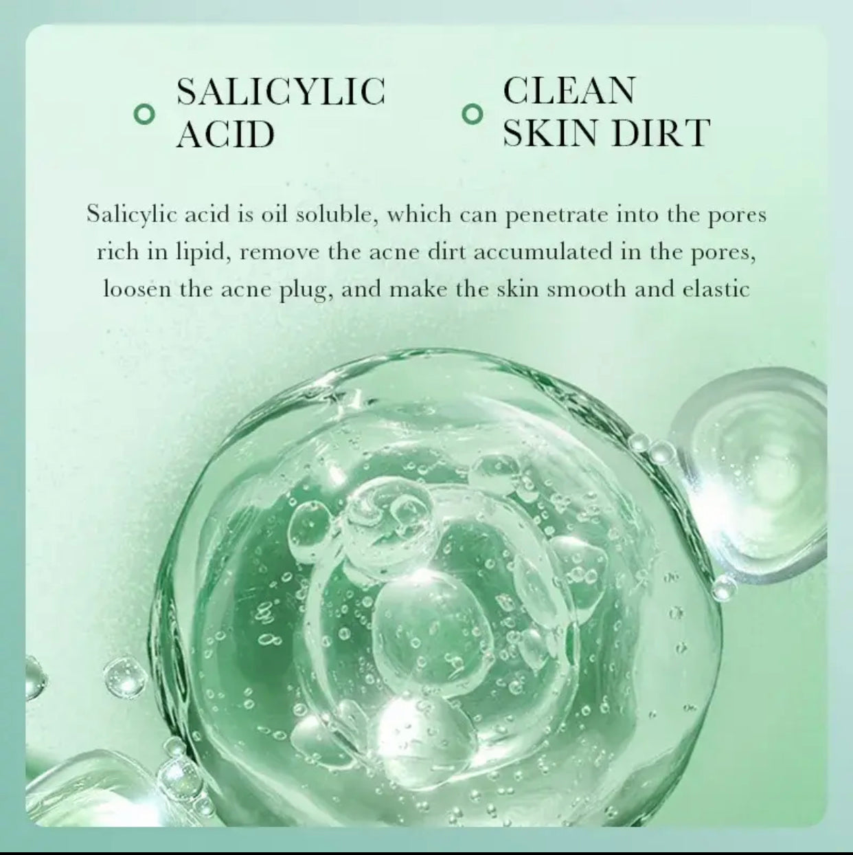 Sets of 3 BIOAQUA Salicylic Acid Facial Cleanser, Acne Treatment, Oil Control, 100g