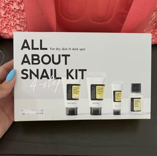 Snail Mucin 96% Peptide Booster Set Korean Skin Care, Gift Sets, Stocking Stuffers for Women skin care kit snail rejuvenating