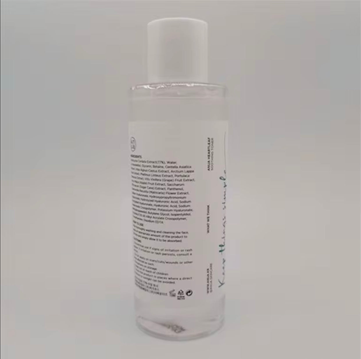 Sets of 3 Heartleaf Soothing Toner, 77% Hyaluronic Acid, 250 ml