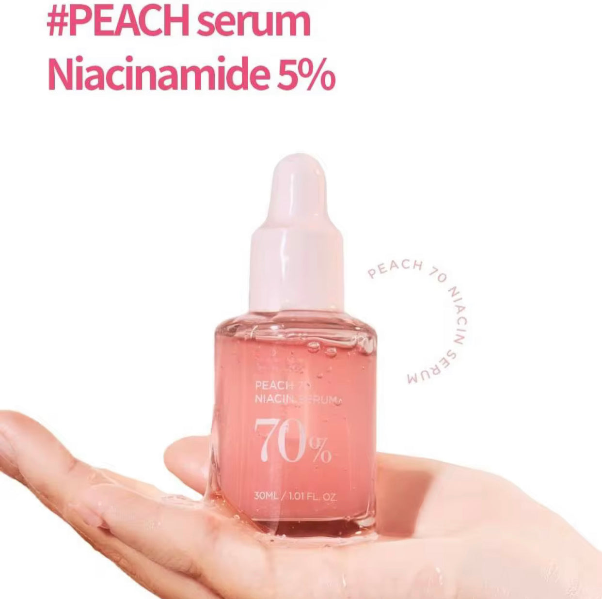 Sets of 3 Wholesale Peach 70 Niacinamide Serum 30ml -Anua