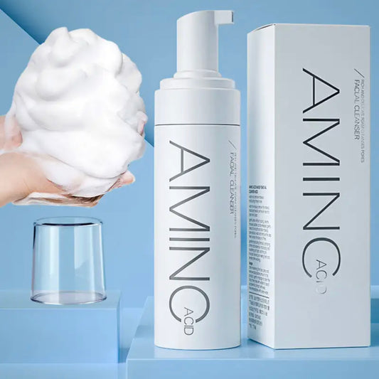 Sets of 3 Amino Acid Cleansing Mousse – Moisturizing & Oil Control Foam for Deep Cleansing & Acne Treatment